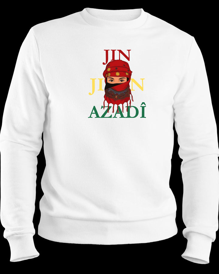Jin❤️Jiyan💛Azadî💚 Sweatshirt/Pullover❤️