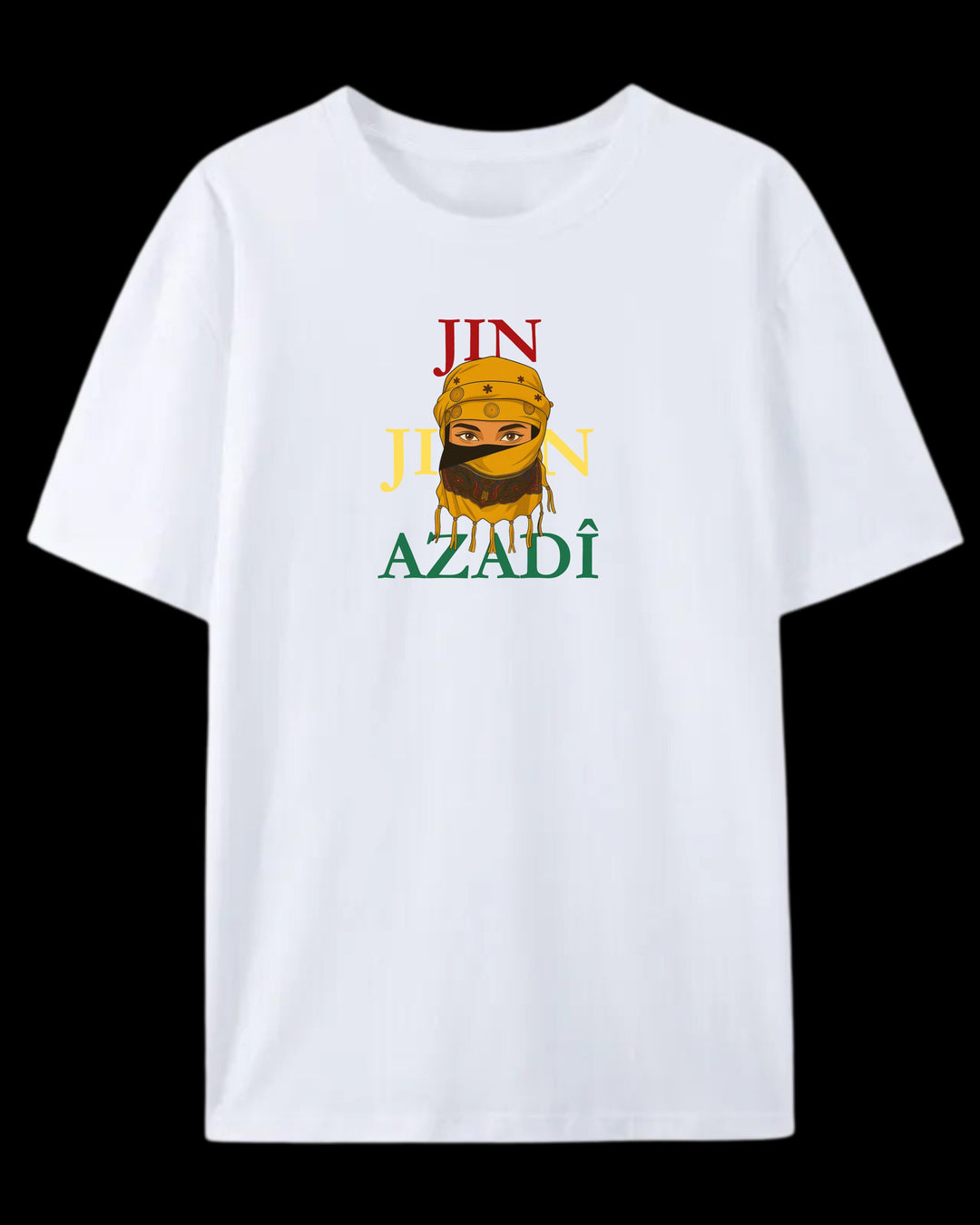 ❤️JinJiyan💛Azadi💚“ T-Shirt🟡