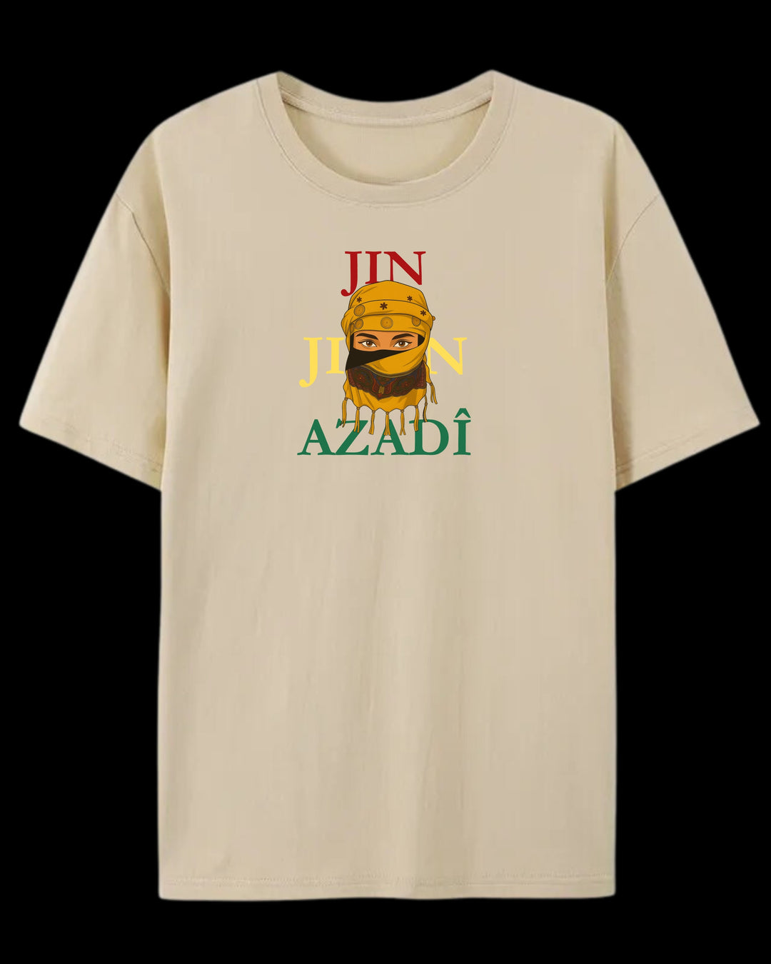 ❤️JinJiyan💛Azadi💚“ T-Shirt🟡