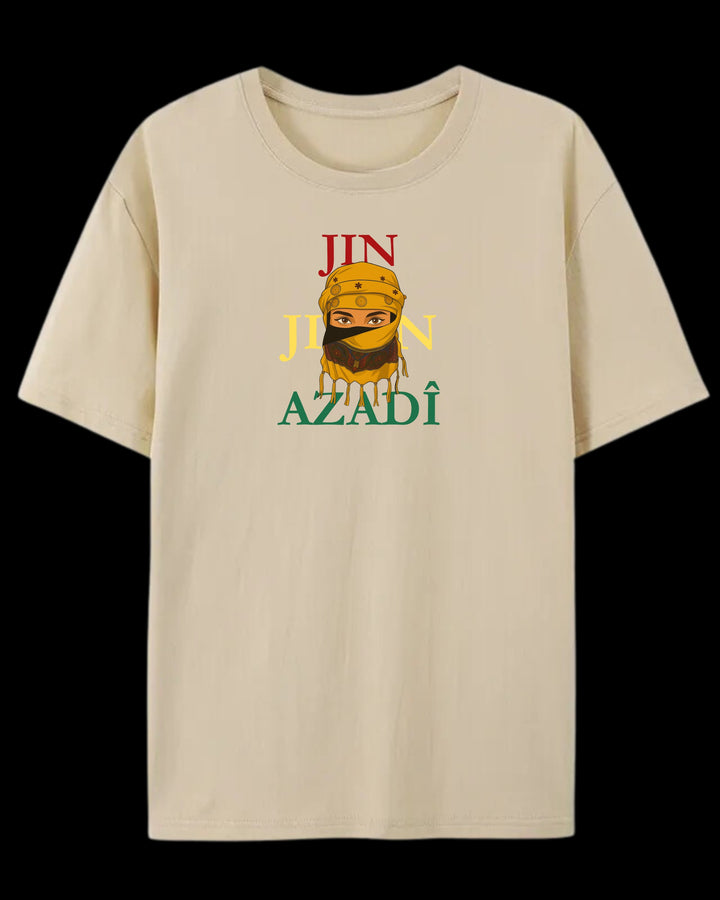 ❤️JinJiyan💛Azadi💚“ T-Shirt🟡