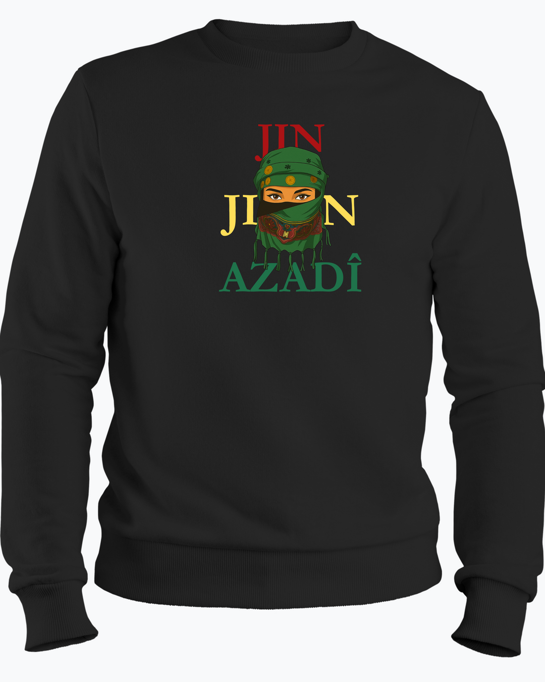 Jin❤️Jiyan💛Azadî❤️ Sweatshirt/Pullover🟢