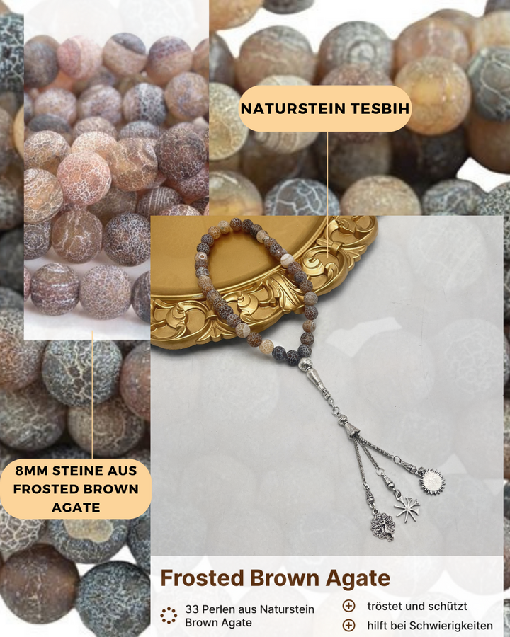 Frosted Brown Tesbih