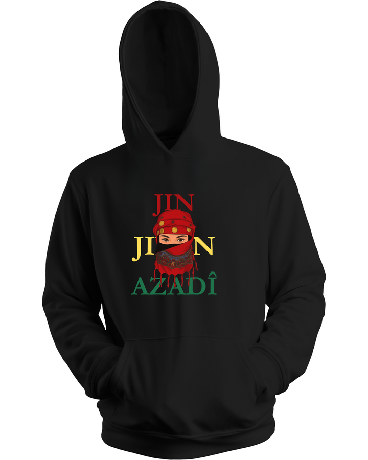 Jin❤️Jiyan💛Azadî💚 Hoodie❤️