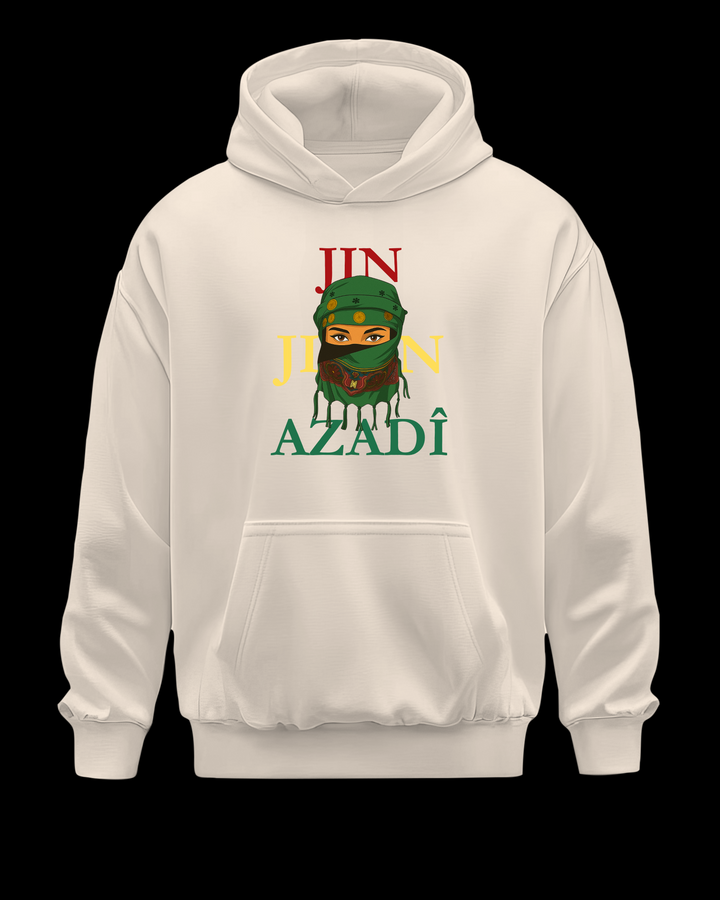 ❤️JinJiyan💛Azadi💚“ Hoodie🟢