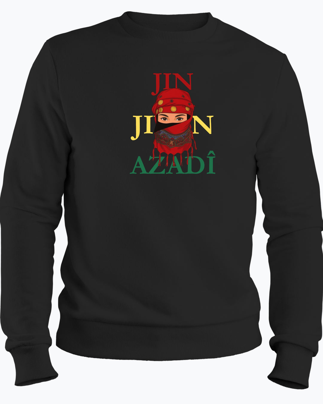 Jin❤️Jiyan💛Azadî💚 Sweatshirt/Pullover❤️
