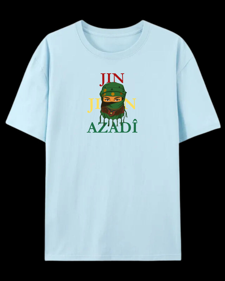 ❤️JinJiyan💛Azadi💚“ T-Shirt🟢