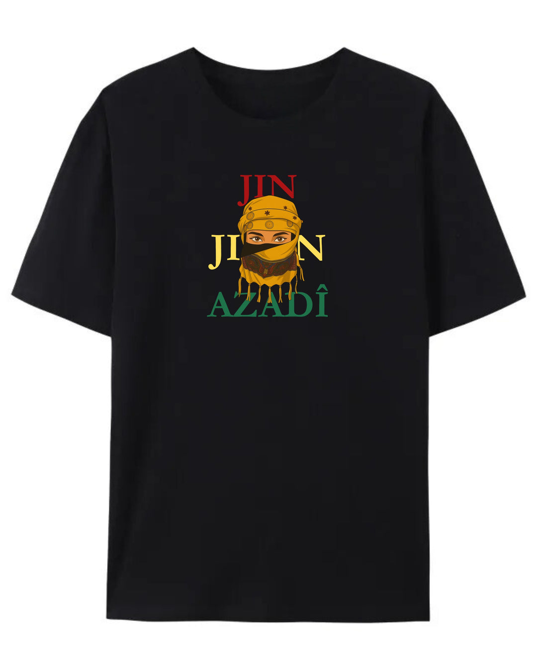 ❤️JinJiyan💛Azadi💚“ T-Shirt🟡