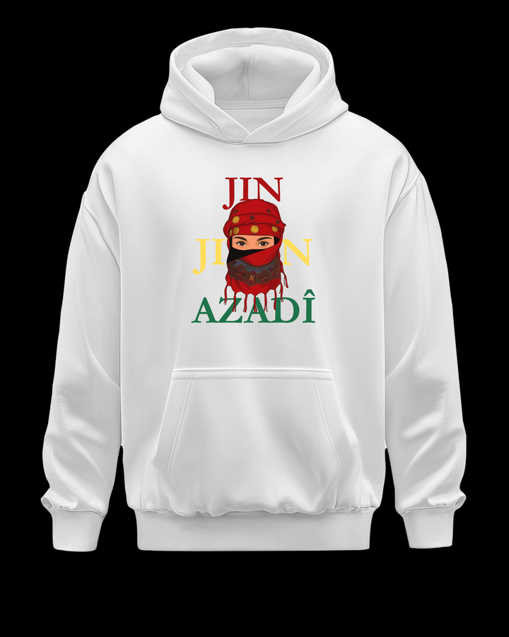 Jin❤️Jiyan💛Azadî💚 Hoodie❤️
