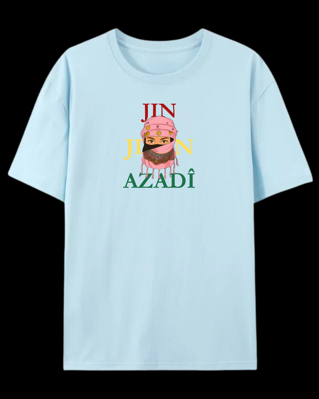 ❤️JinJiyan💛Azadi💚“ T-Shirt🩷