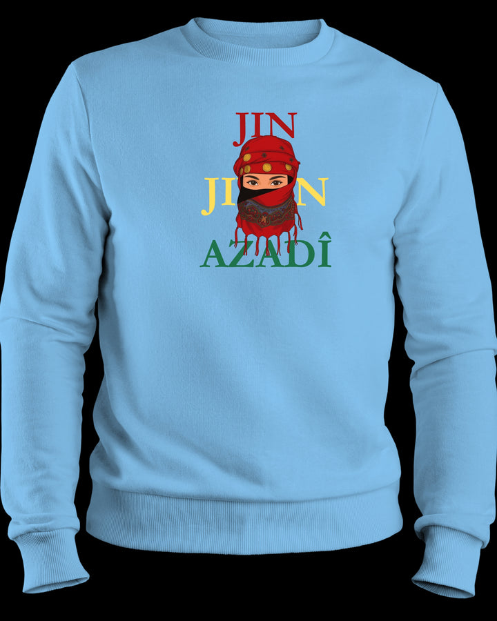 Jin❤️Jiyan💛Azadî💚 Sweatshirt/Pullover❤️