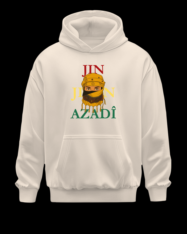 ❤️JinJiyan💛Azadi💚“ Hoodie🟡