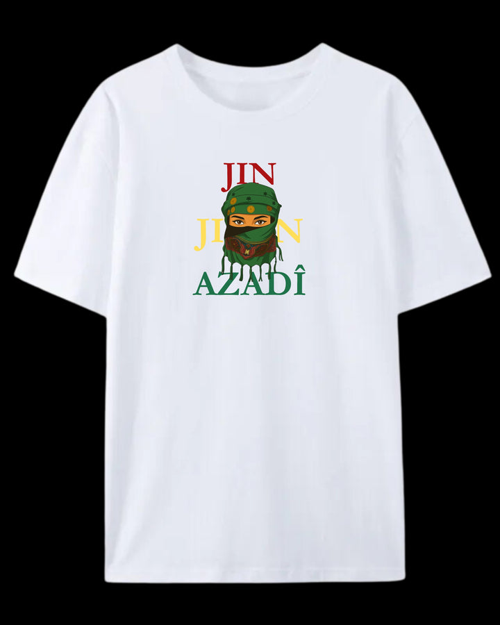 ❤️JinJiyan💛Azadi💚“ T-Shirt🟢
