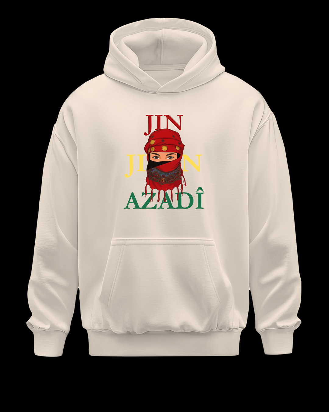 Jin❤️Jiyan💛Azadî💚 Hoodie❤️