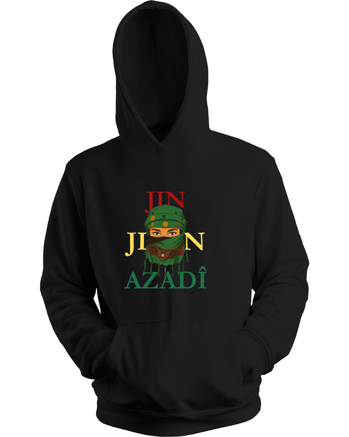 ❤️JinJiyan💛Azadi💚“ Hoodie🟢