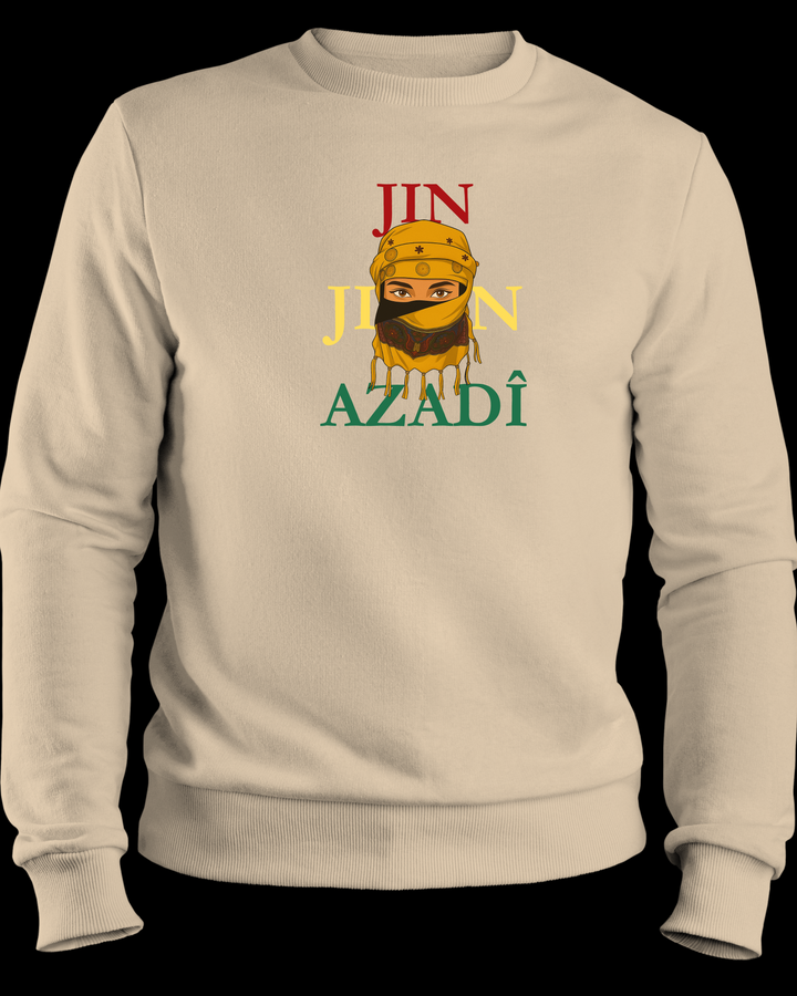 Jin❤️Jiyan💛Azadî💚 Sweatshirt/Pullover🟡