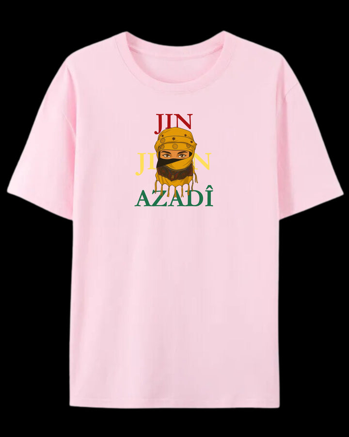 ❤️JinJiyan💛Azadi💚“ T-Shirt🟡