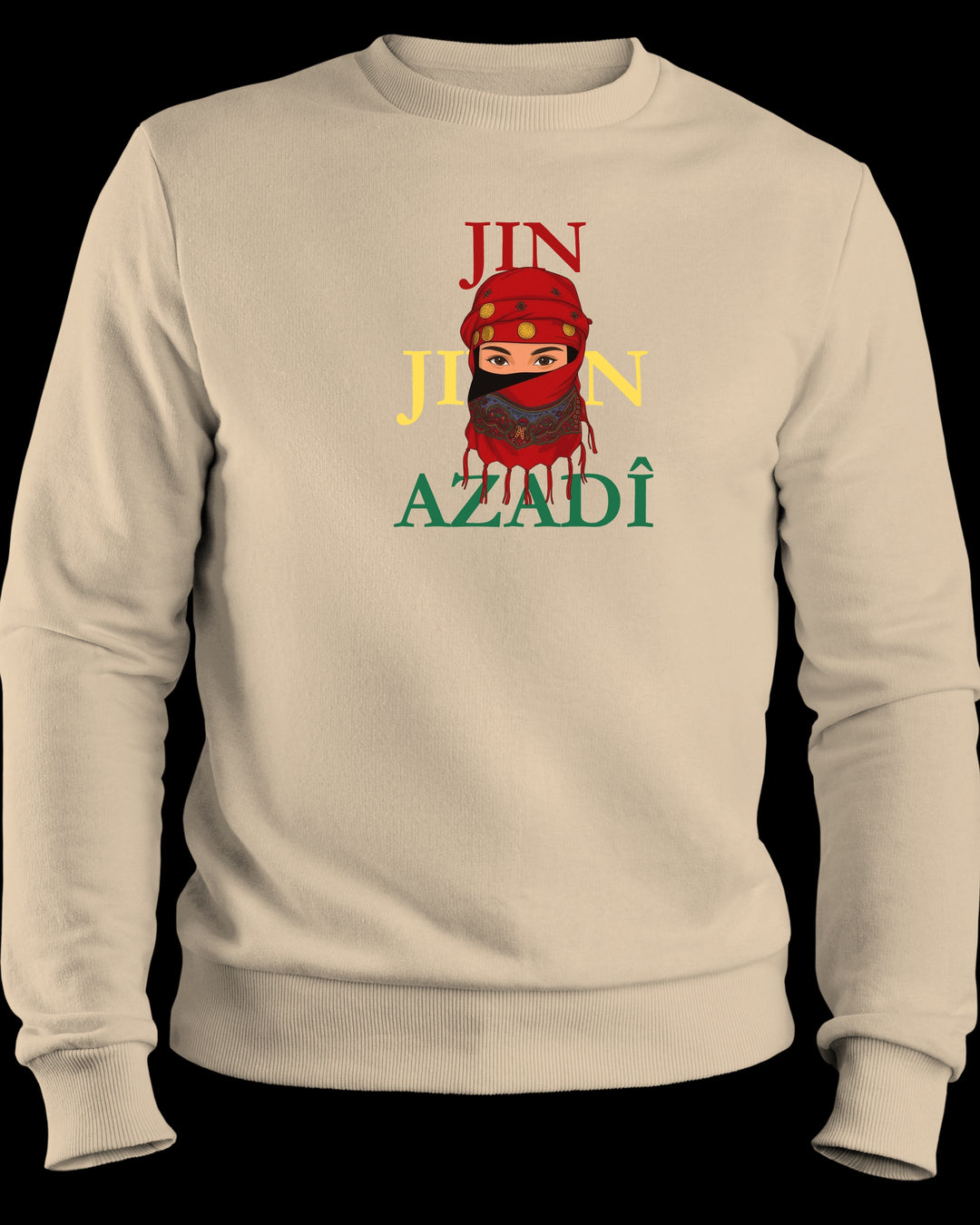 Jin❤️Jiyan💛Azadî💚 Sweatshirt/Pullover❤️